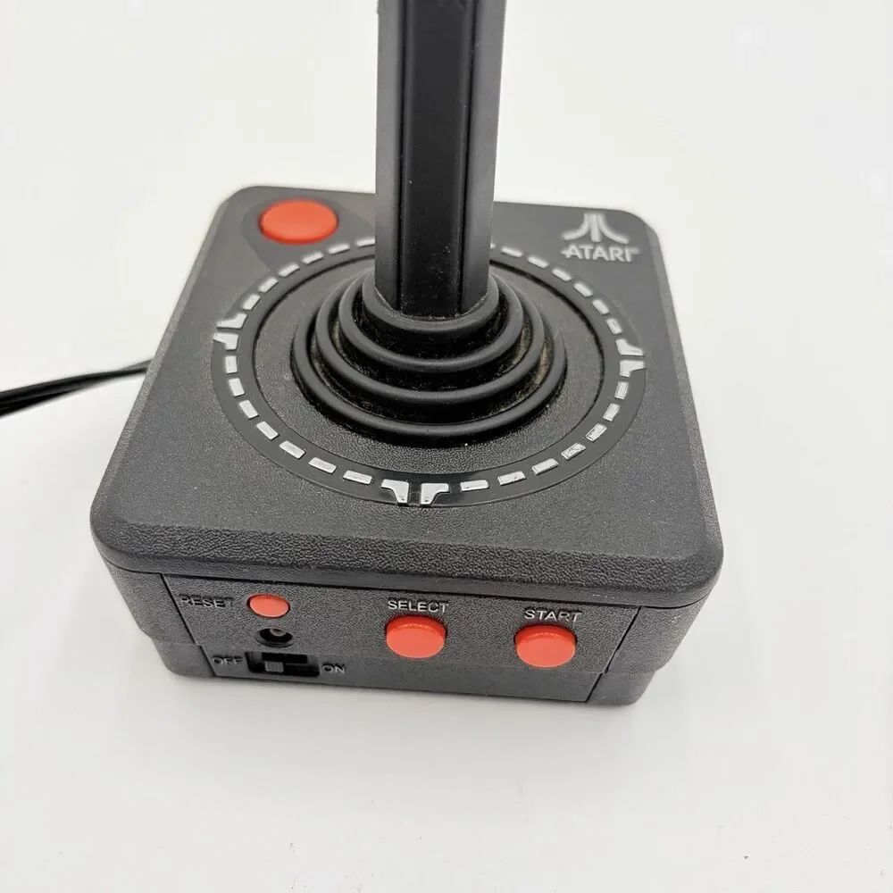 Atari Flashback TV Games Plug & Play Joystick Console Tested No Battery Cover